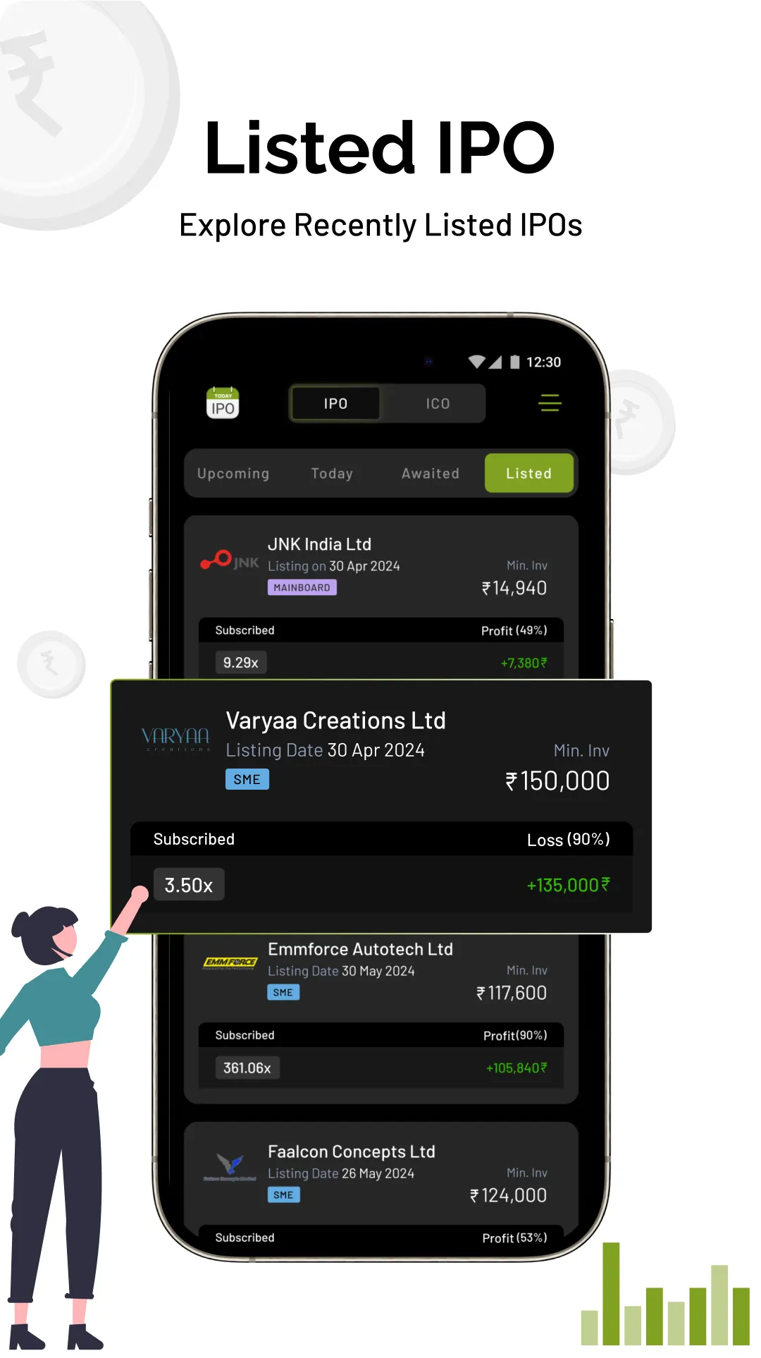 IPO Today : IPO & Crypto ICO | Indus Appstore | Screenshot