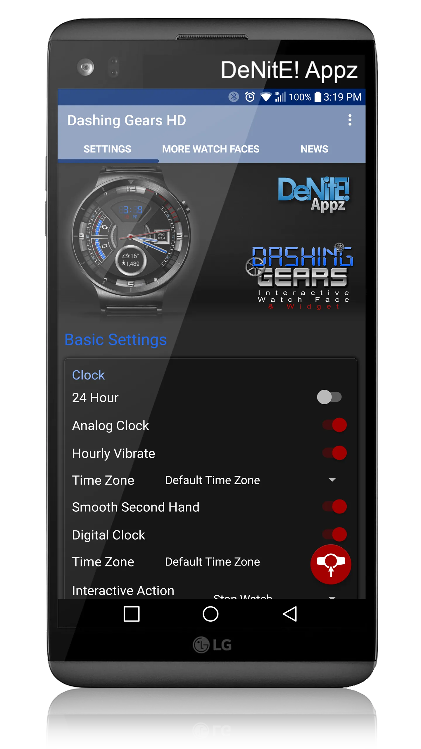 Dashing Gears HD WatchFace | Indus Appstore | Screenshot