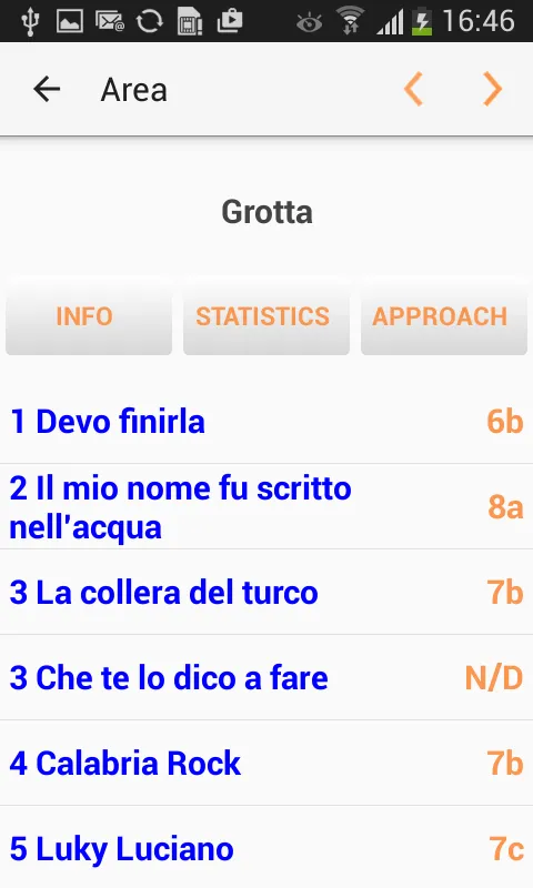 ClimbAdvisor Climbing in Italy | Indus Appstore | Screenshot