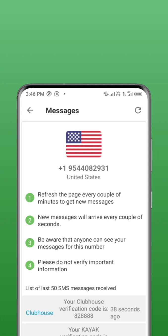 Virtual Phone Number Pro | Indus Appstore | Screenshot