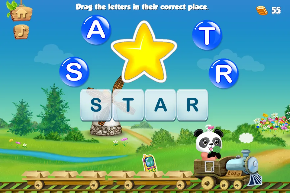 Lola’s Alphabet Train | Indus Appstore | Screenshot