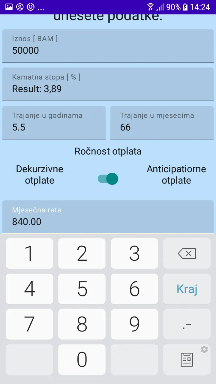 Kreditrechner Darlehensrechner | Indus Appstore | Screenshot