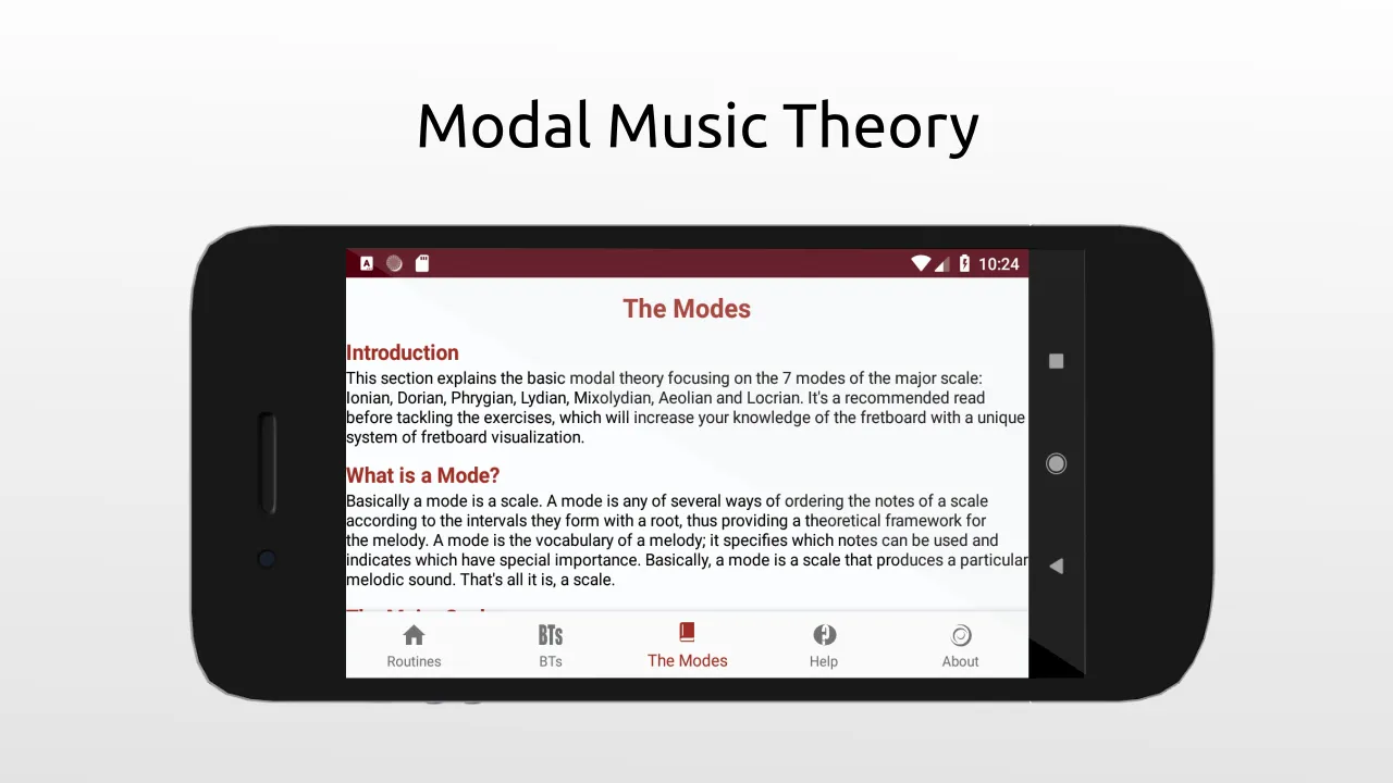 iGuitar Major Scale Modes Lite | Indus Appstore | Screenshot