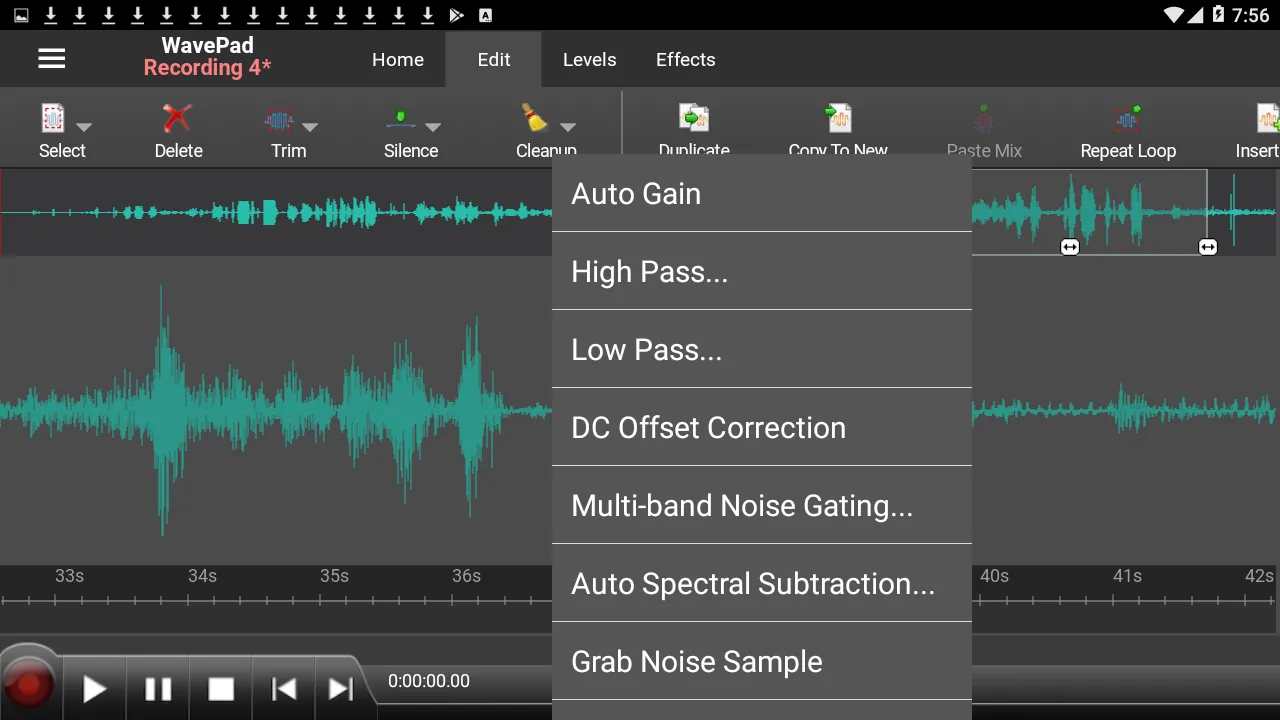 WavePad Audio Editor | Indus Appstore | Screenshot