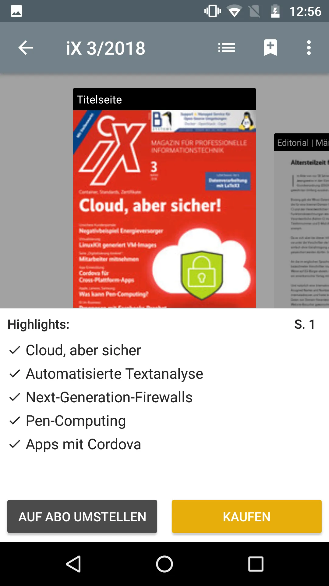 iX Magazin | Indus Appstore | Screenshot