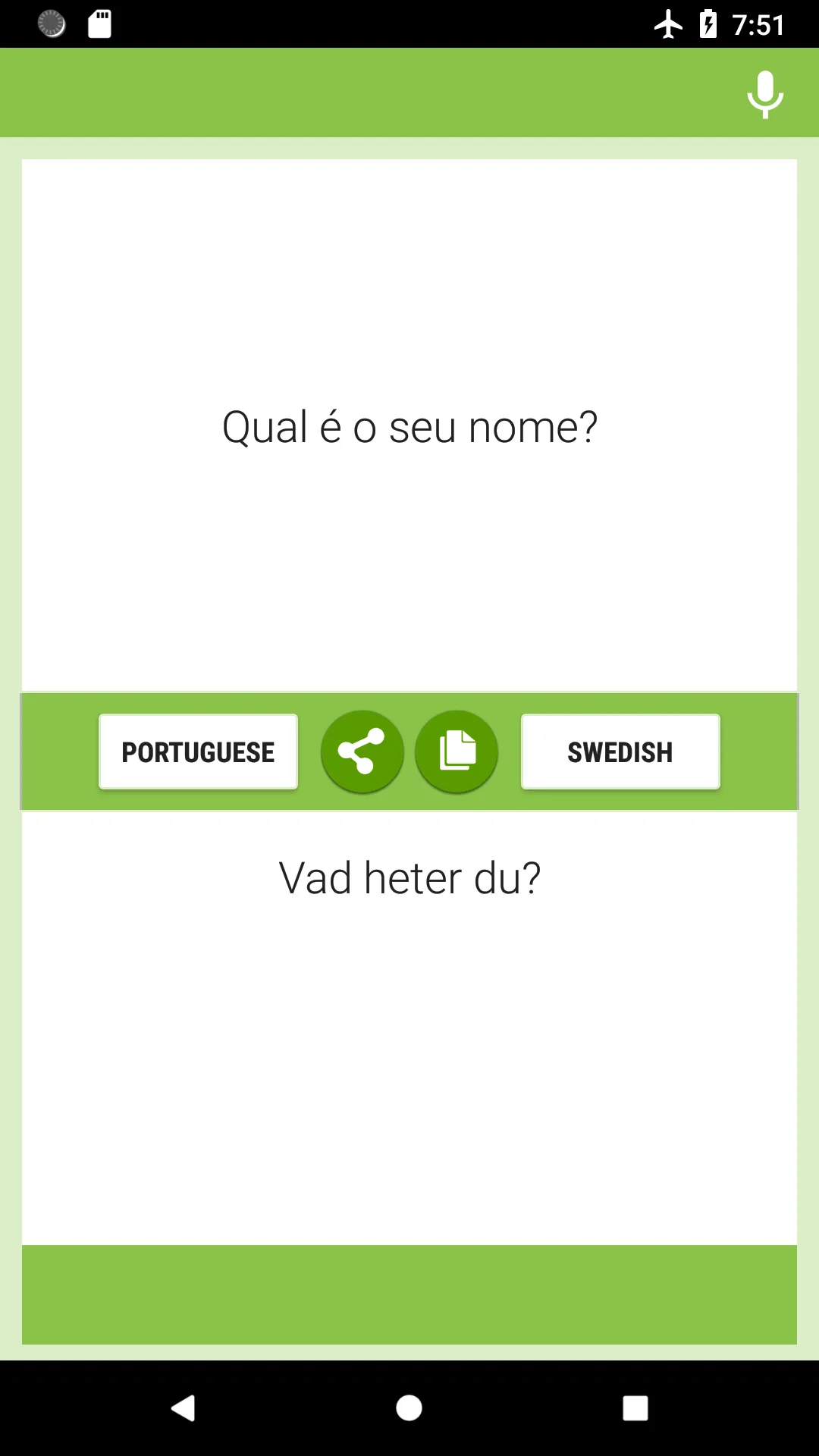 Portuguese-Swedish Translator | Indus Appstore | Screenshot