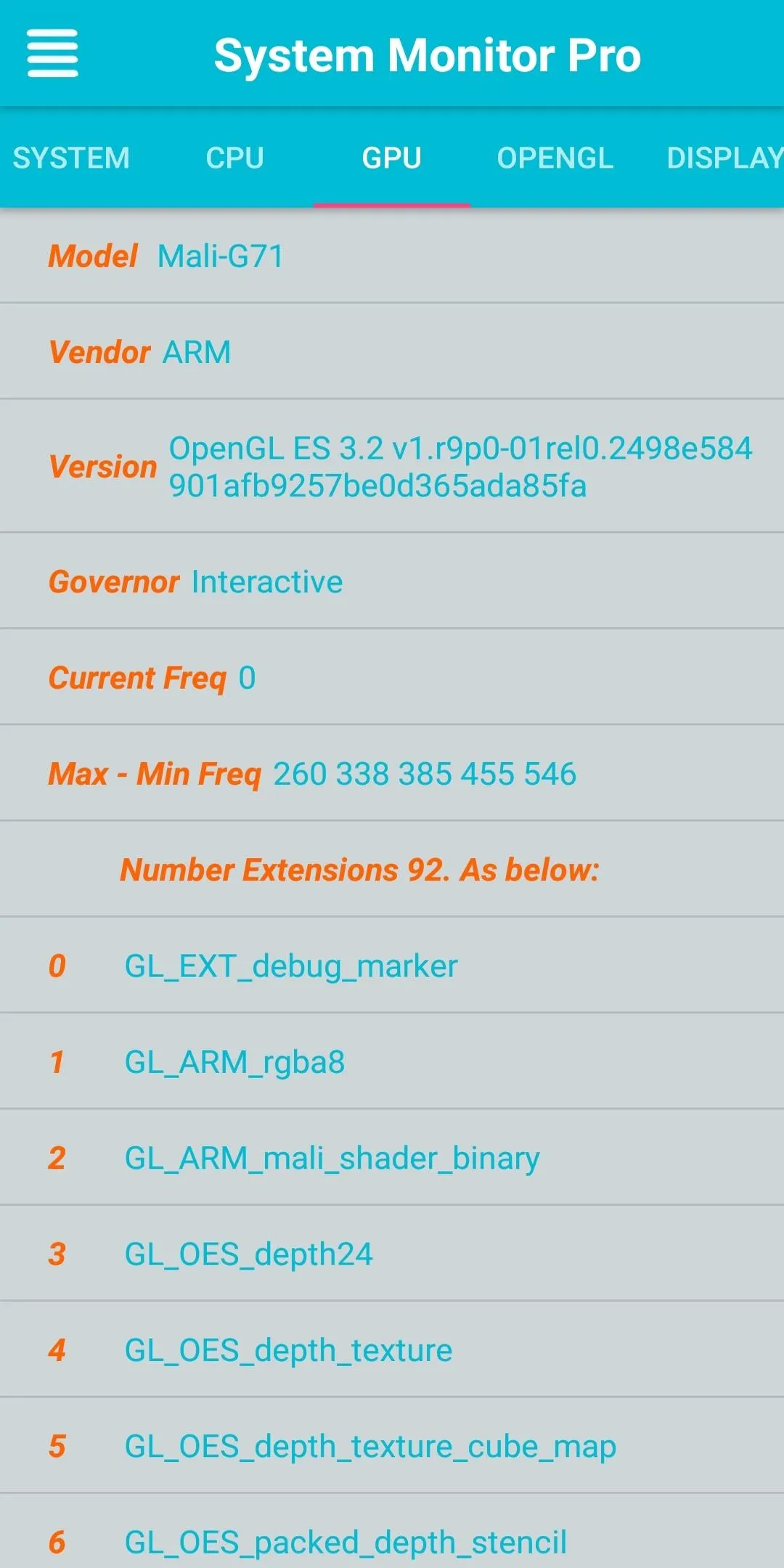 System Monitor Info PRO! | Indus Appstore | Screenshot