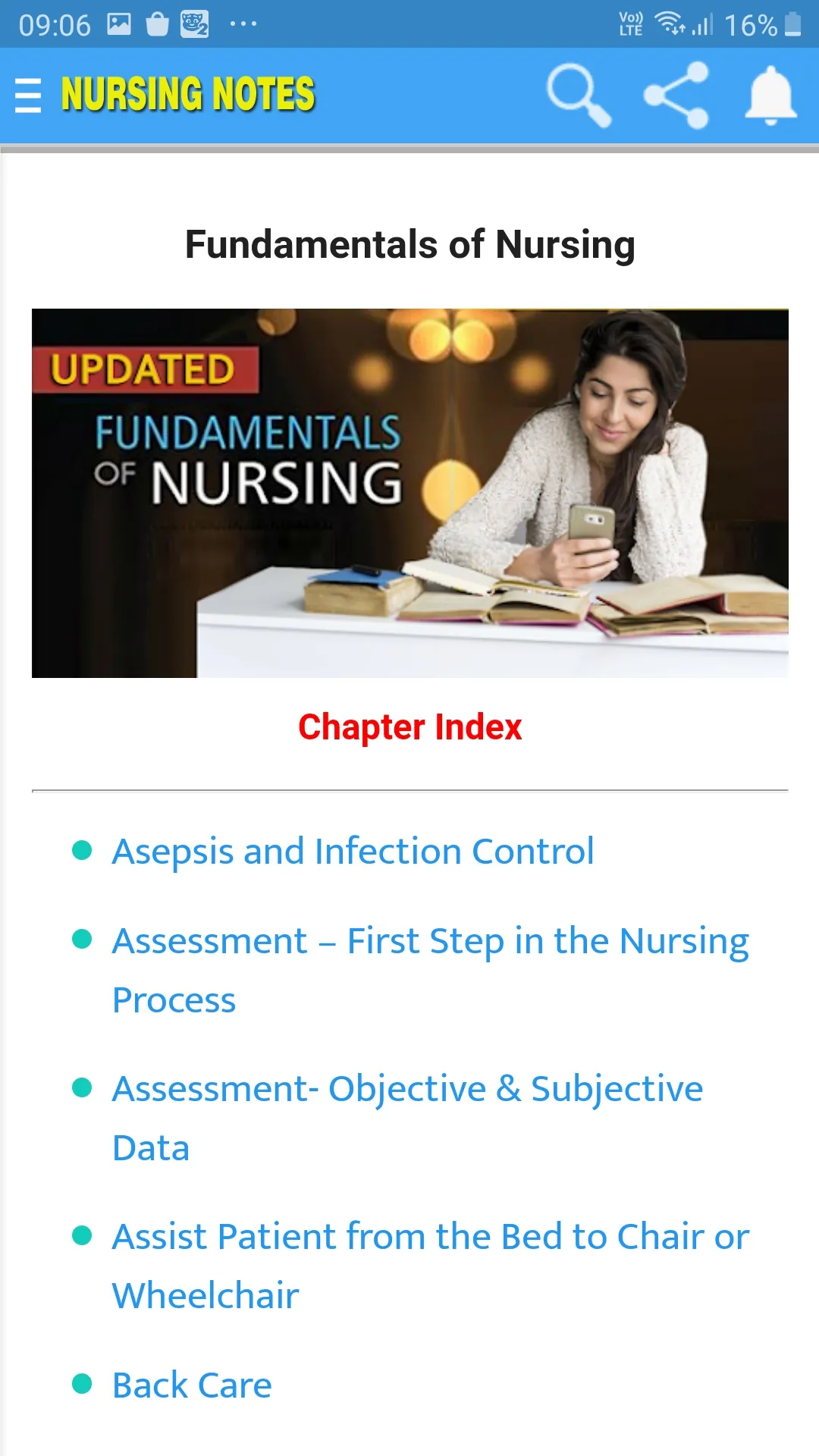 Nursing Handbook Notes ANM GNM | Indus Appstore | Screenshot