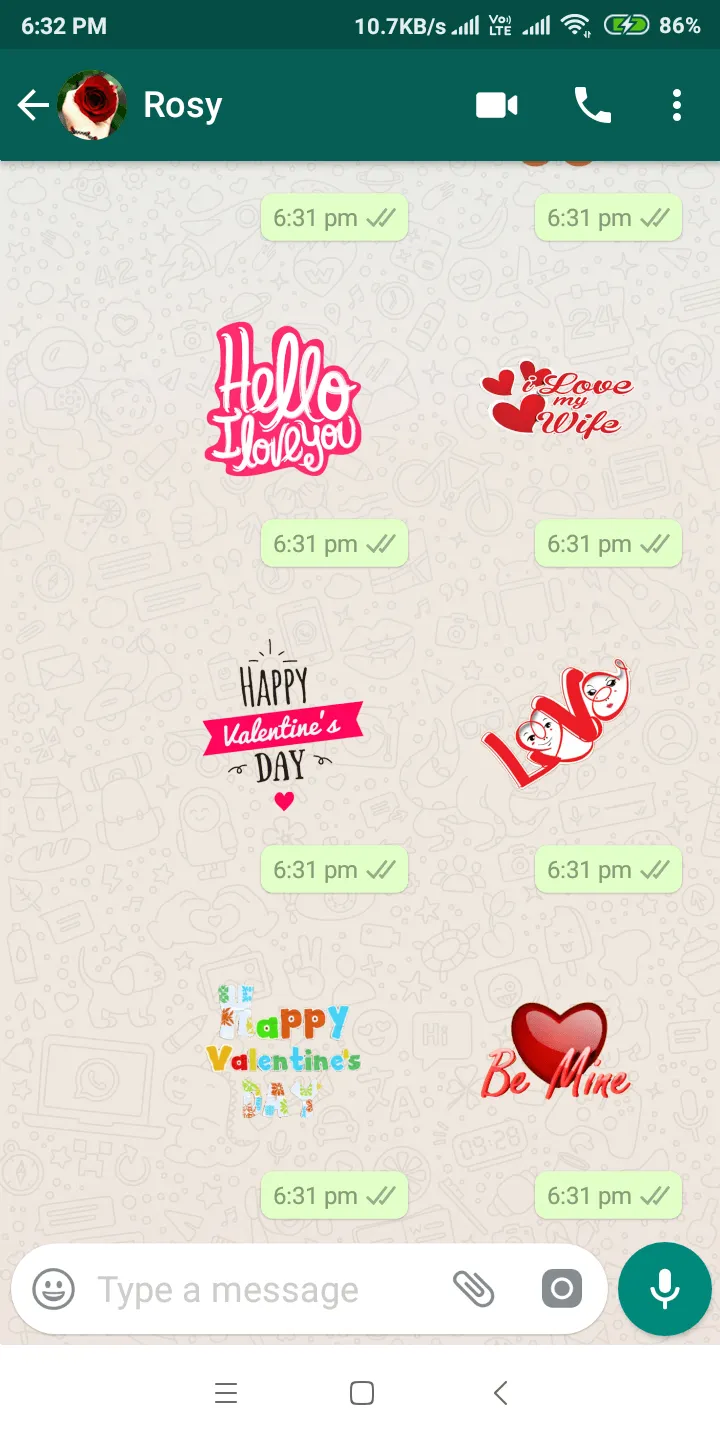 Valentine WAStickers - Valenti | Indus Appstore | Screenshot