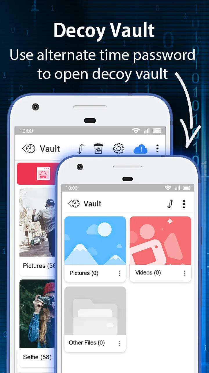 Clock Vault-Hide Photos,Videos | Indus Appstore | Screenshot