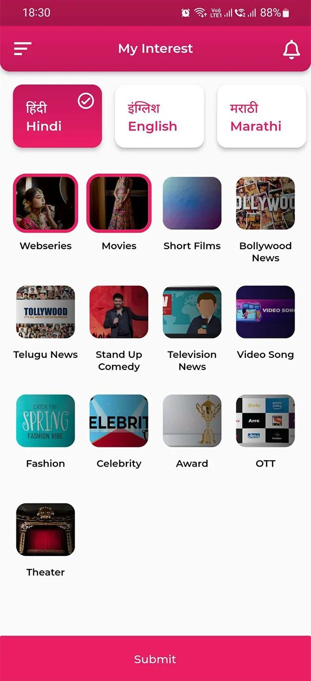 Filmi Shorts | Indus Appstore | Screenshot