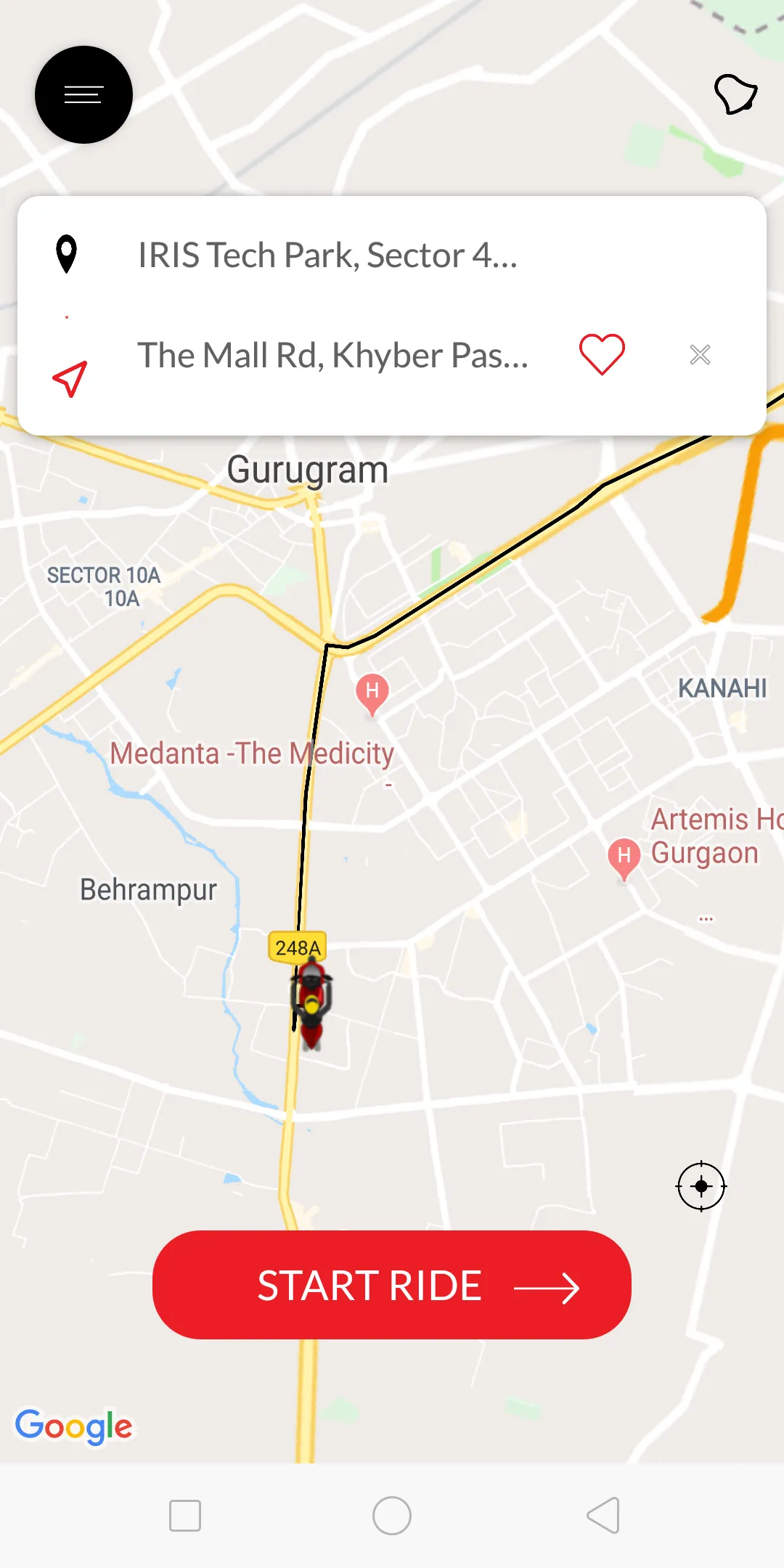 Hero RideGuide | Indus Appstore | Screenshot