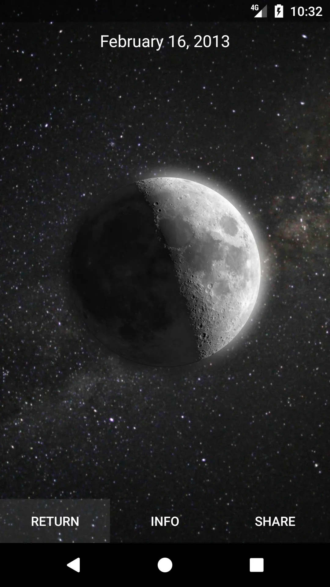 MOON - Current Moon Phase | Indus Appstore | Screenshot