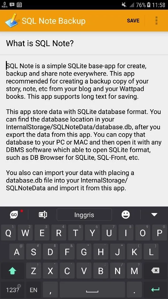 Story Backup For Wattpad | Indus Appstore | Screenshot