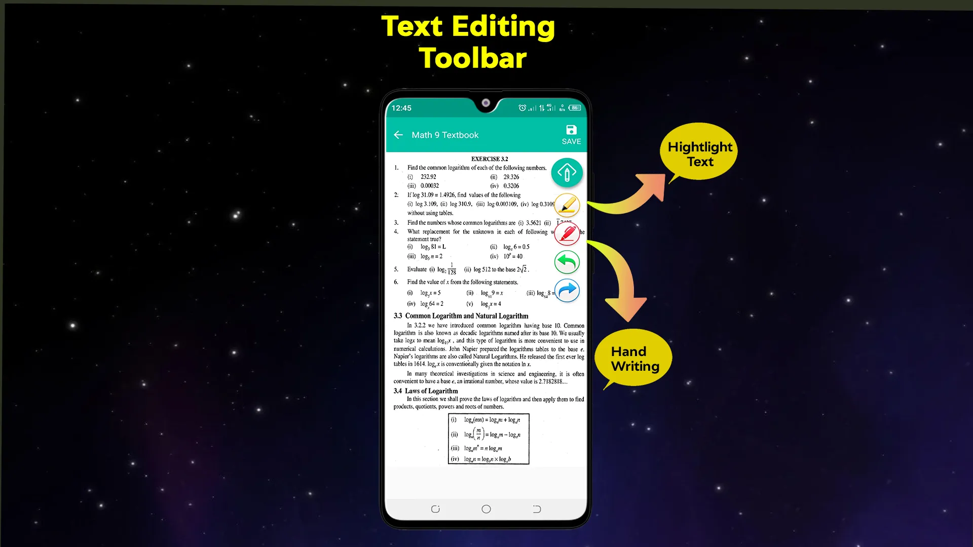 Key & Textbook Mathematics 9 | Indus Appstore | Screenshot