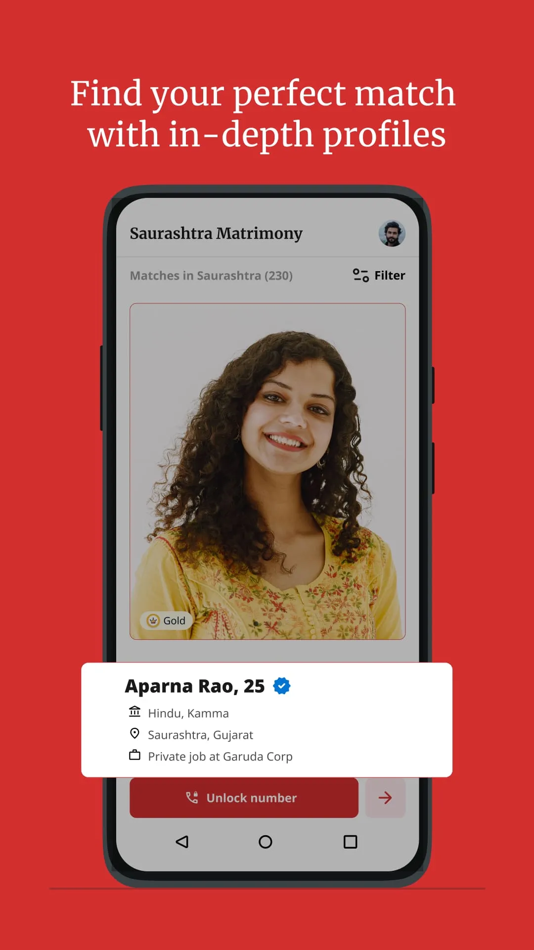 Saurashtra Lokal Matrimony | Indus Appstore | Screenshot