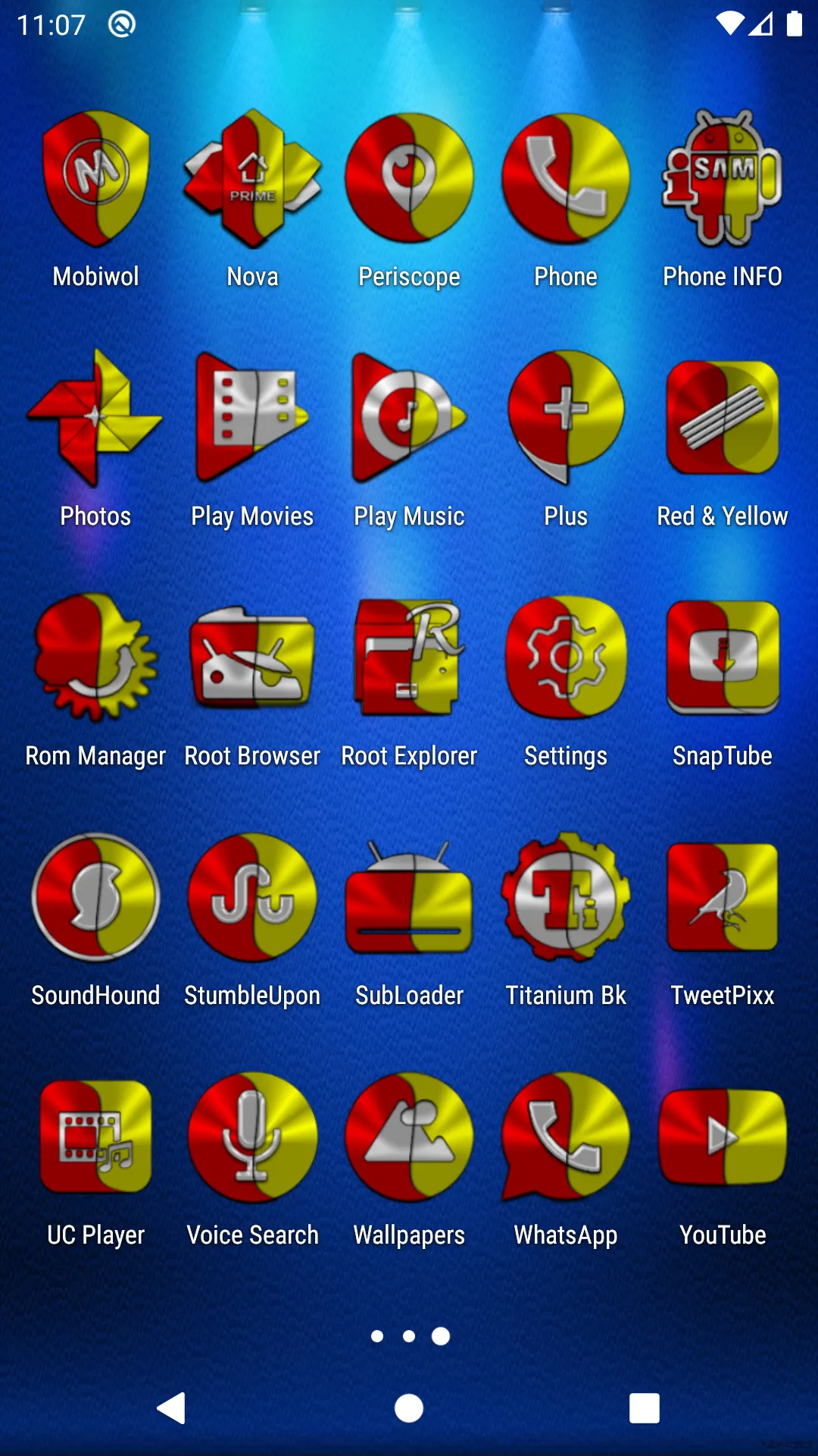 Red and Yellow Icon Pack | Indus Appstore | Screenshot