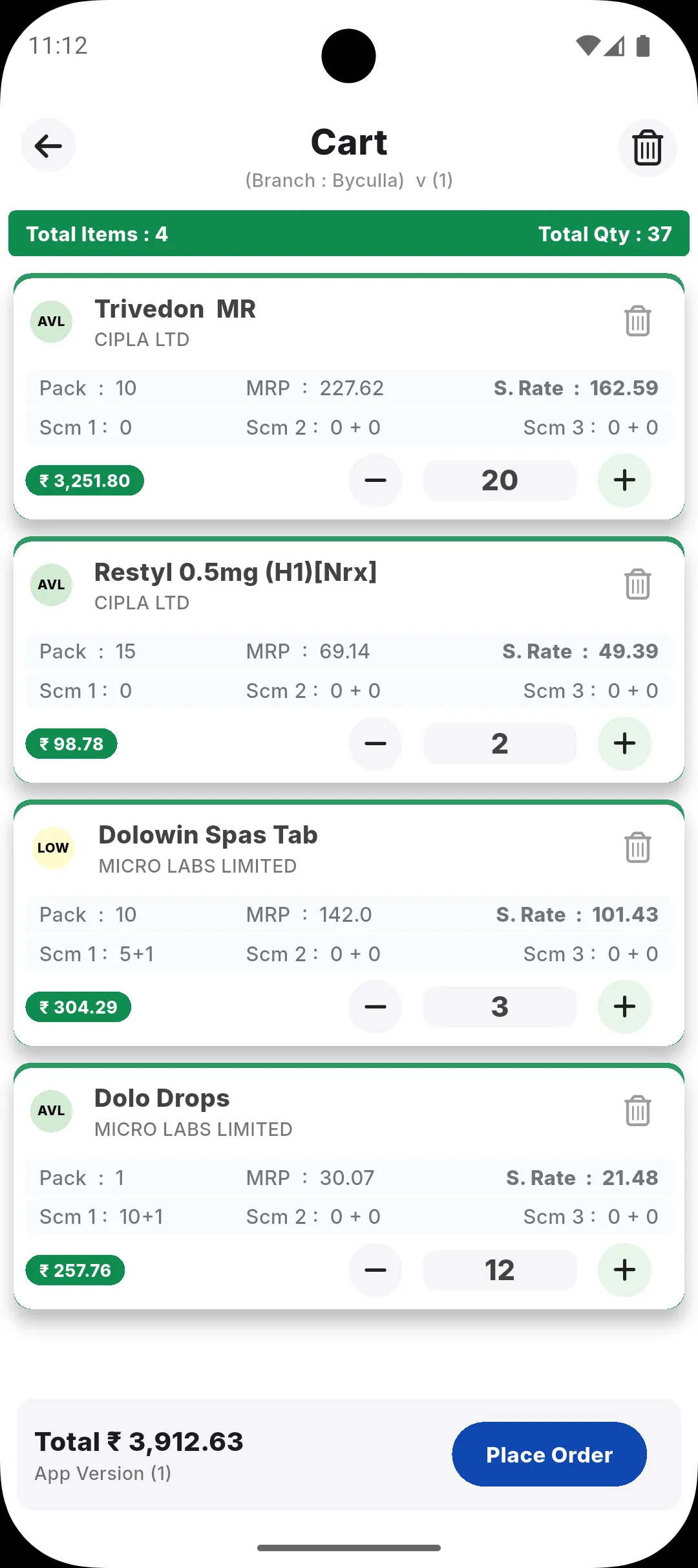 Meher Retail Order | Indus Appstore | Screenshot