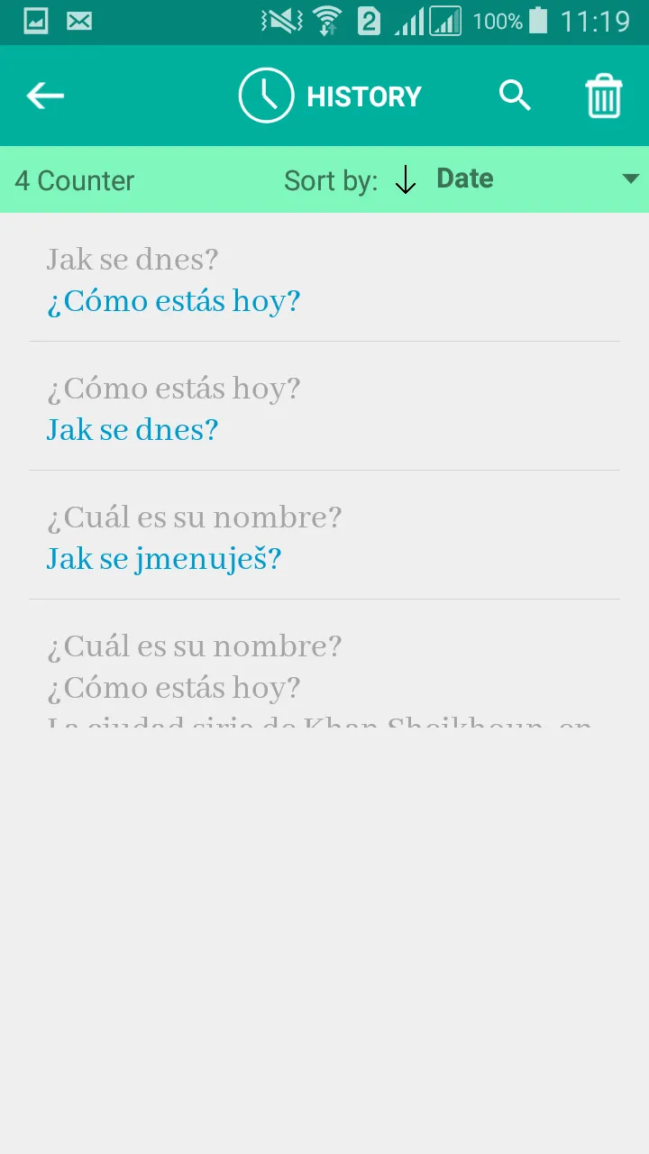 Czech Spanish Translator | Indus Appstore | Screenshot