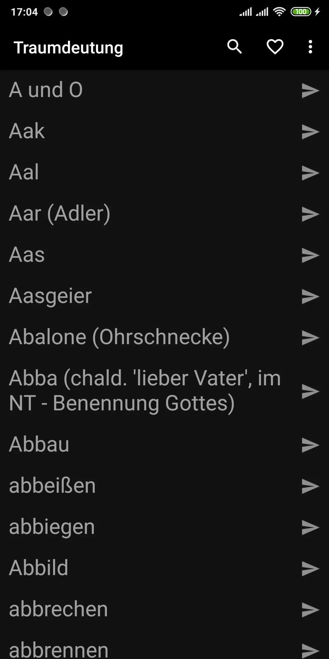 Traumdeutung | Indus Appstore | Screenshot