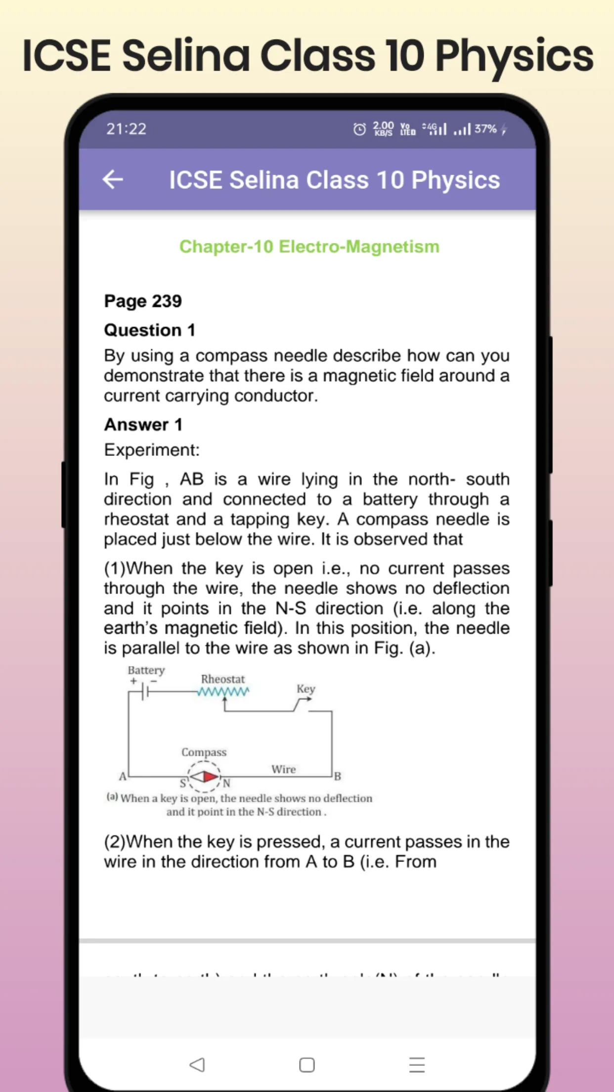 ICSE Selina Class 10 Physics | Indus Appstore | Screenshot