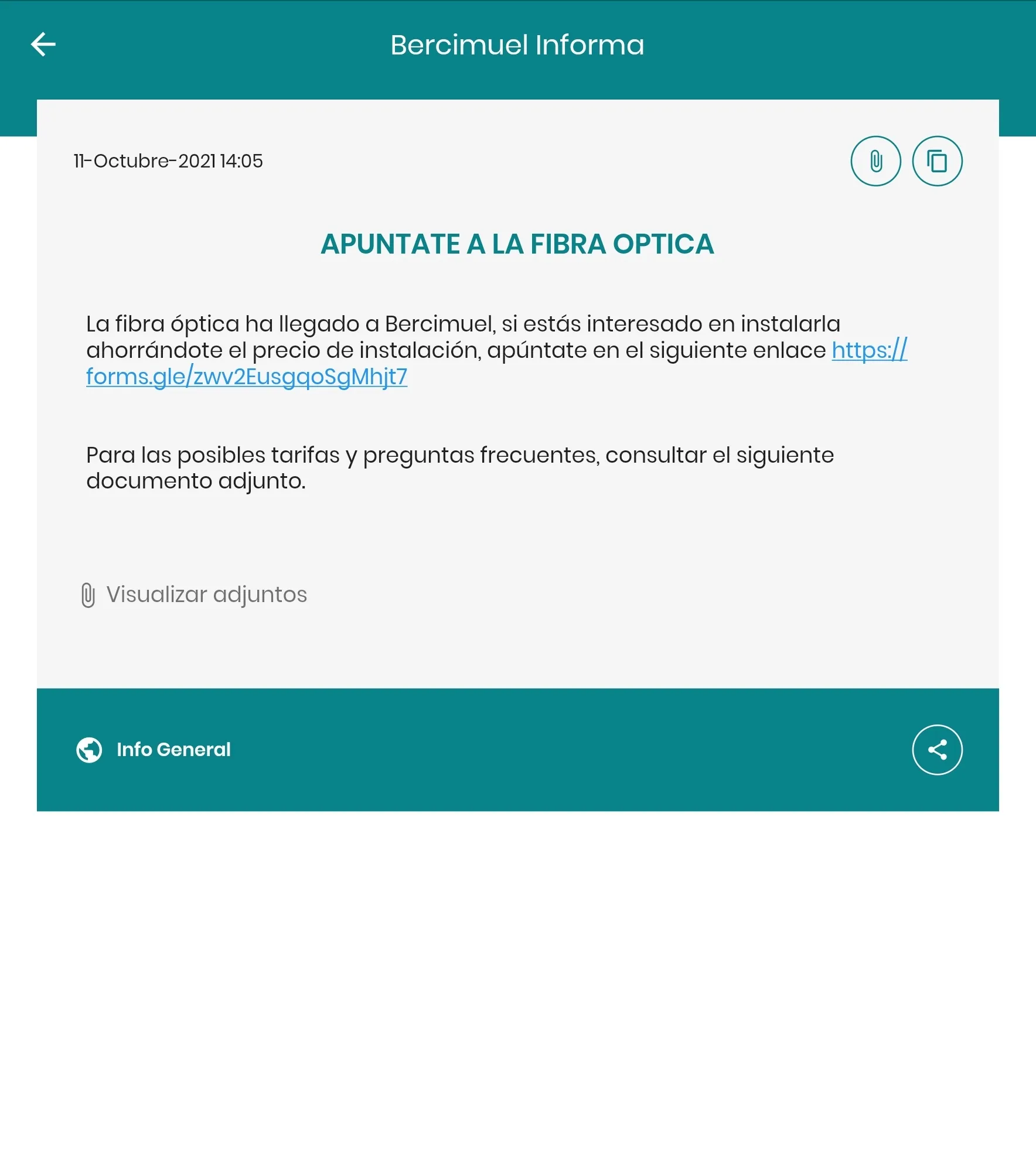 Bercimuel Informa | Indus Appstore | Screenshot