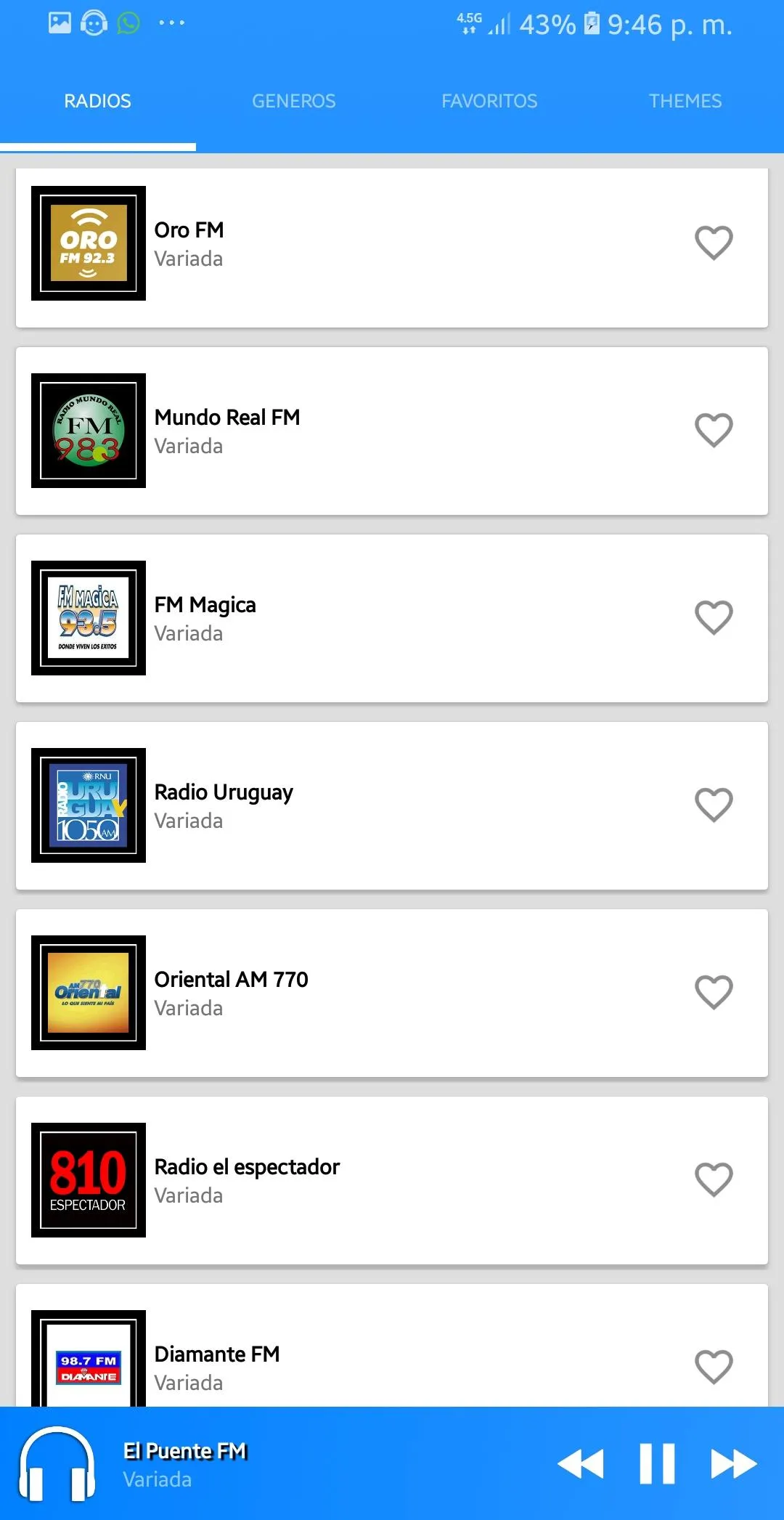 Radios de Uruguay | Indus Appstore | Screenshot