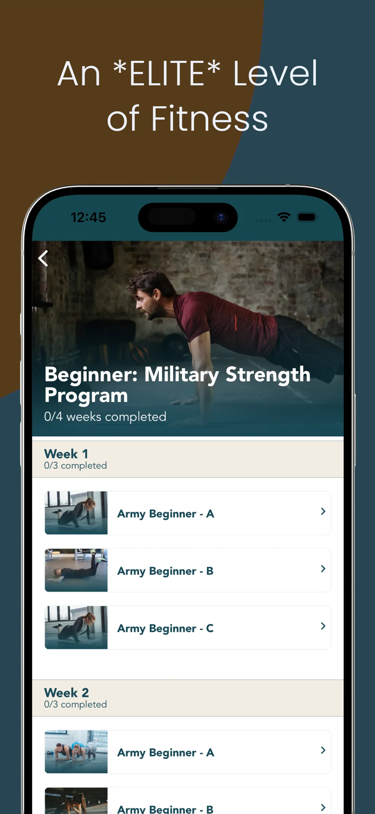 ExerciseElite - Army Workouts | Indus Appstore | Screenshot