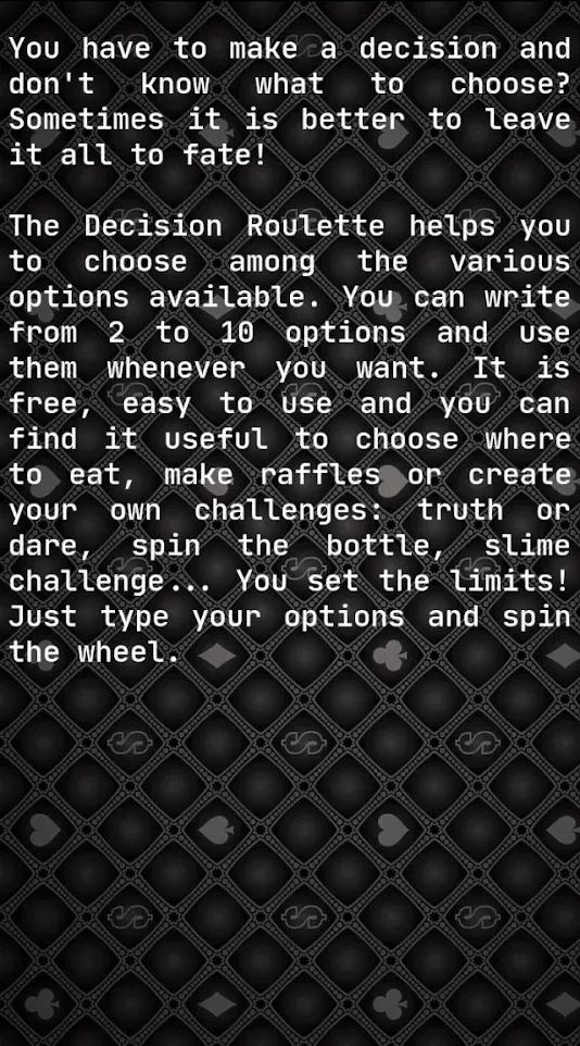 Decision Roulette | Indus Appstore | Screenshot