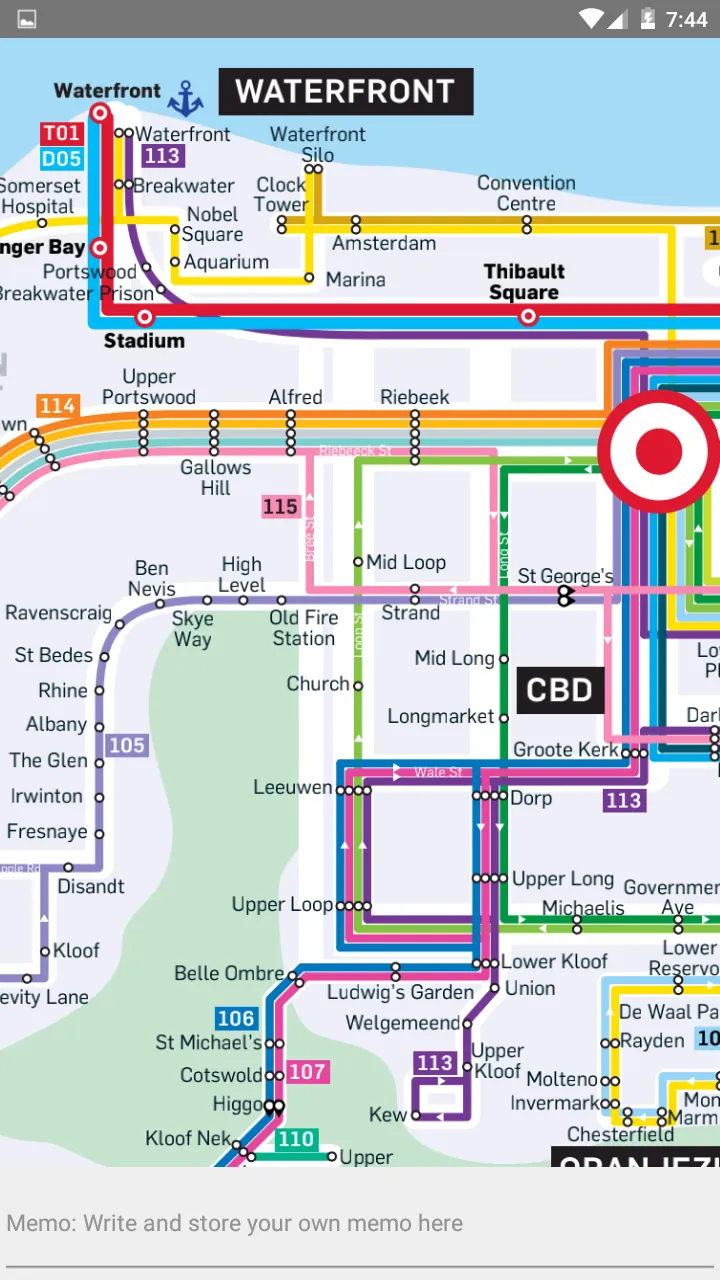 CAPE TOWN MYCITI BUS ROUTE MAP | Indus Appstore | Screenshot