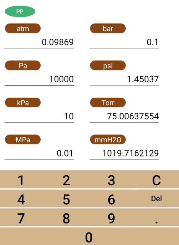 Pressure unit converter | Indus Appstore | Screenshot