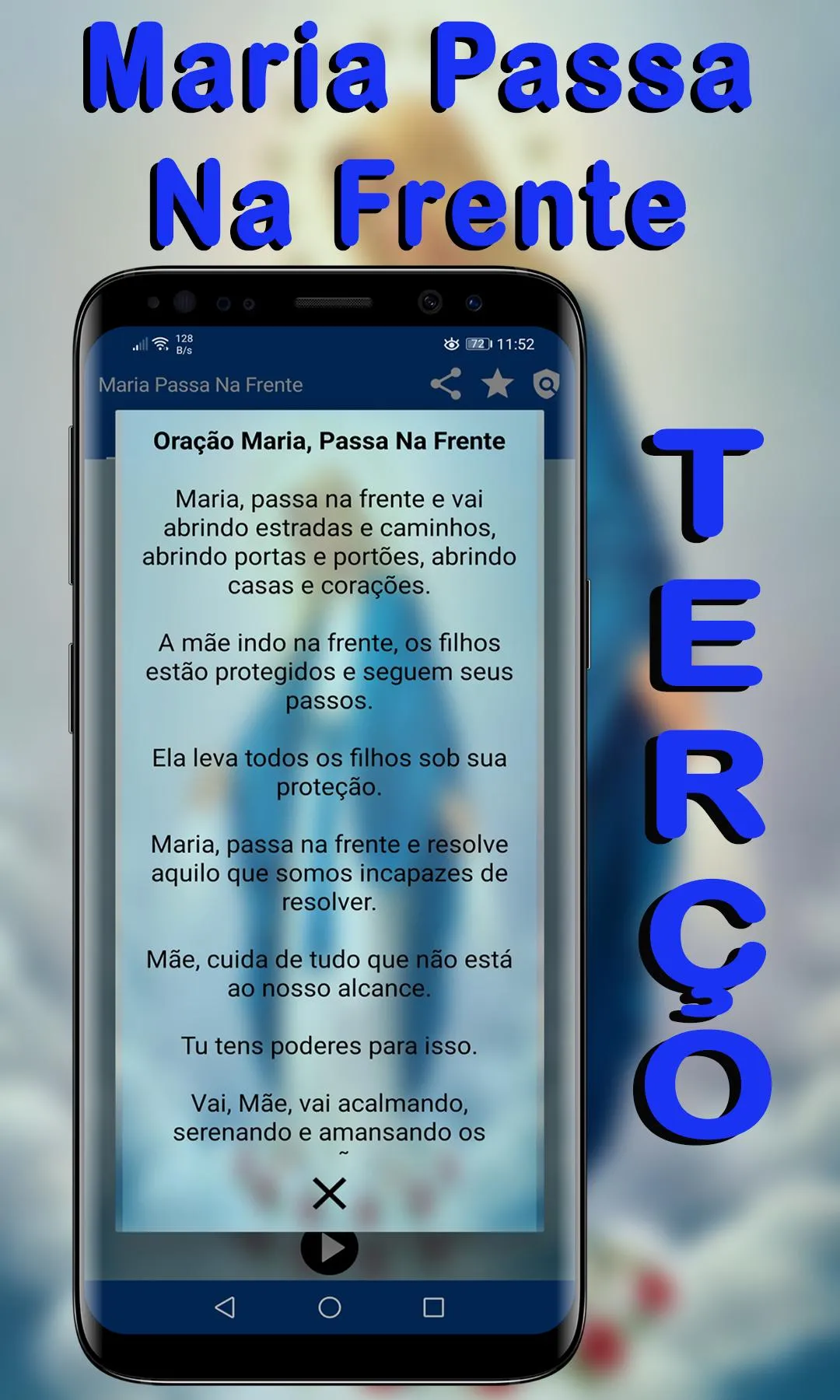 Maria Passa Na Frente Oração | Indus Appstore | Screenshot