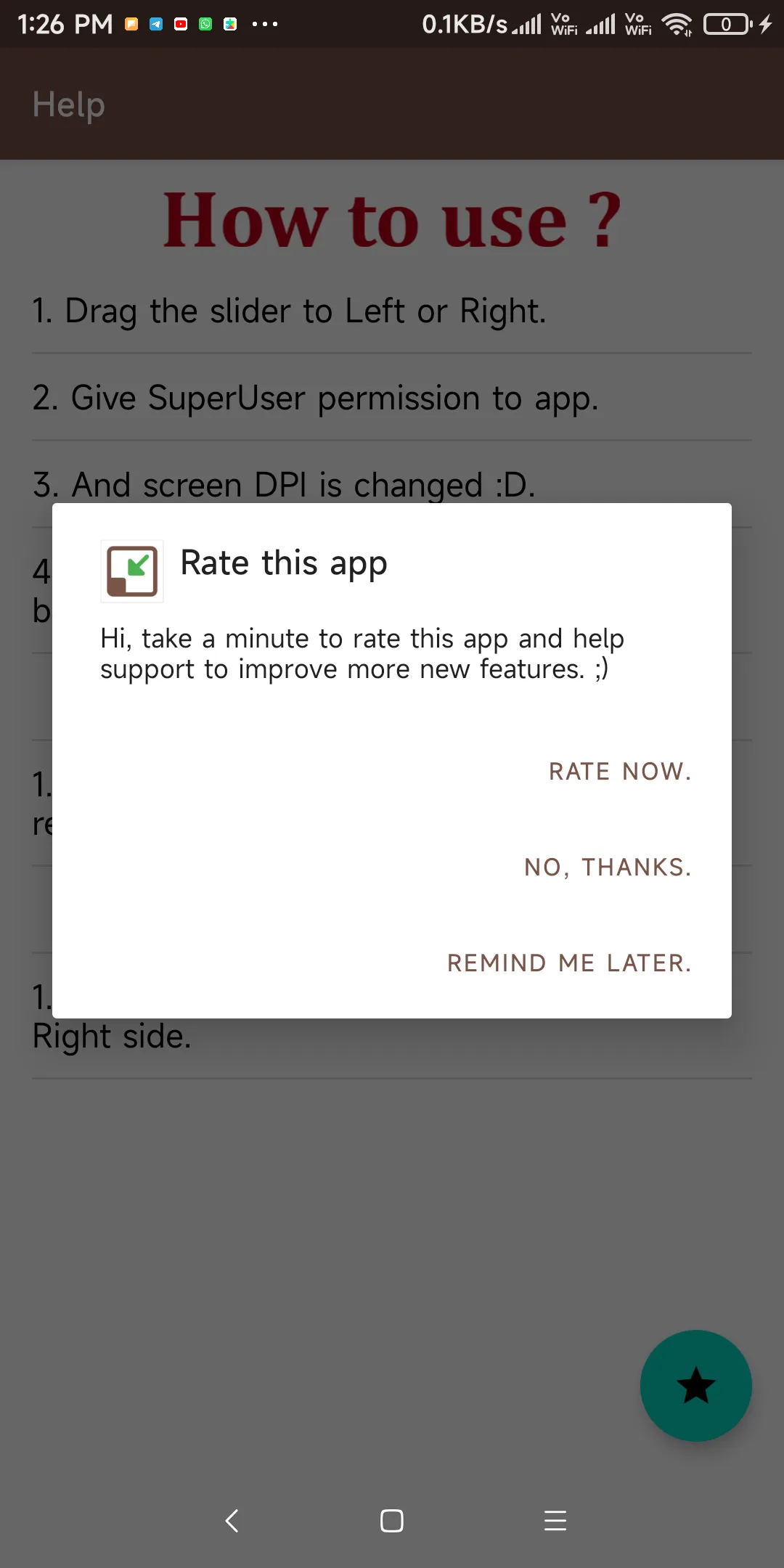 DPI Changer Change Resolution | Indus Appstore | Screenshot