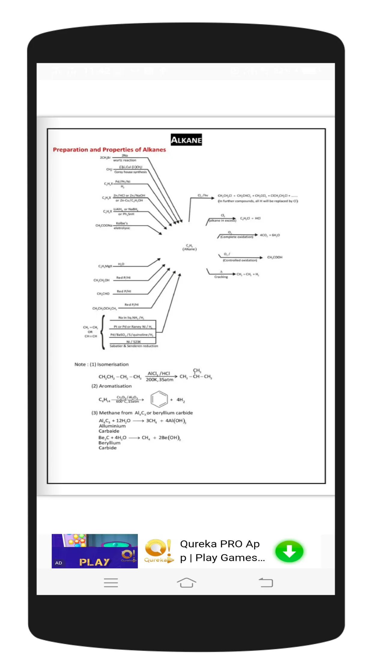 ORGANIC CHEMISTRY FORMULA BOOK | Indus Appstore | Screenshot