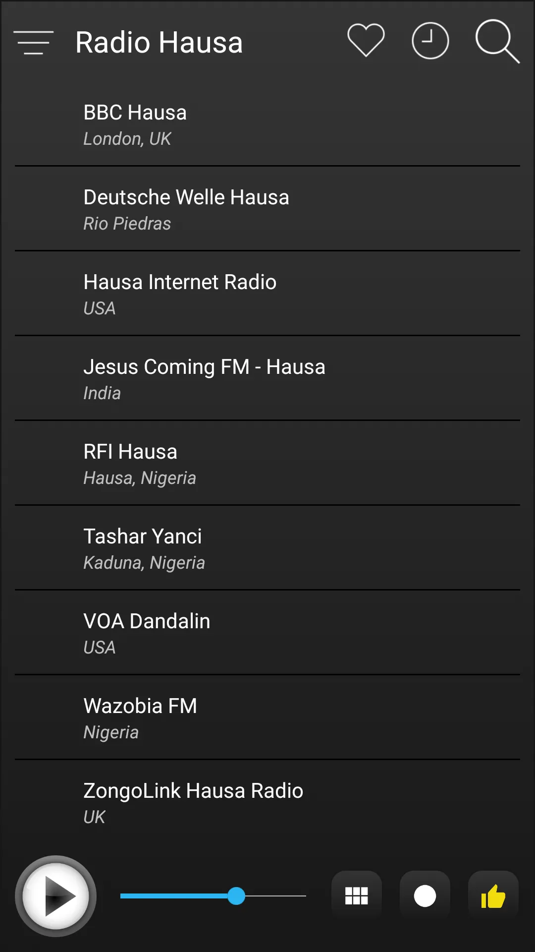 Hausa Radio FM AM Music | Indus Appstore | Screenshot