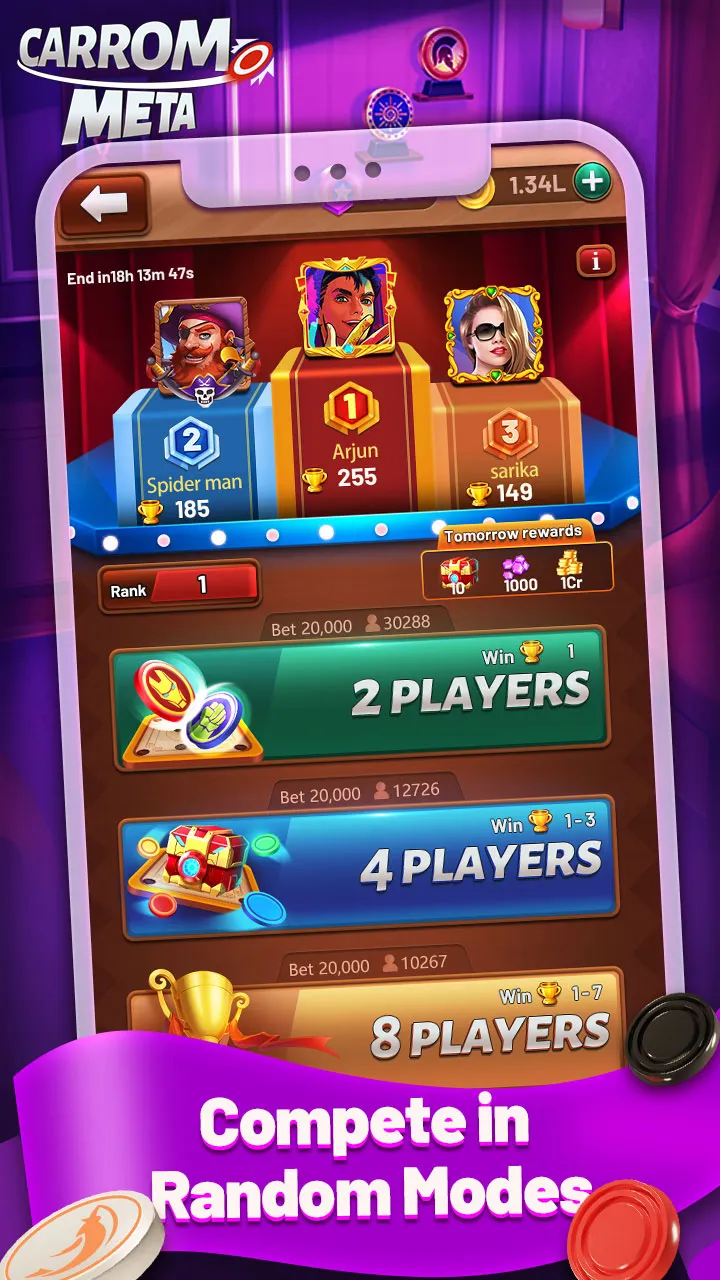 Carrom Meta-Board Disc Game | Indus Appstore | Screenshot