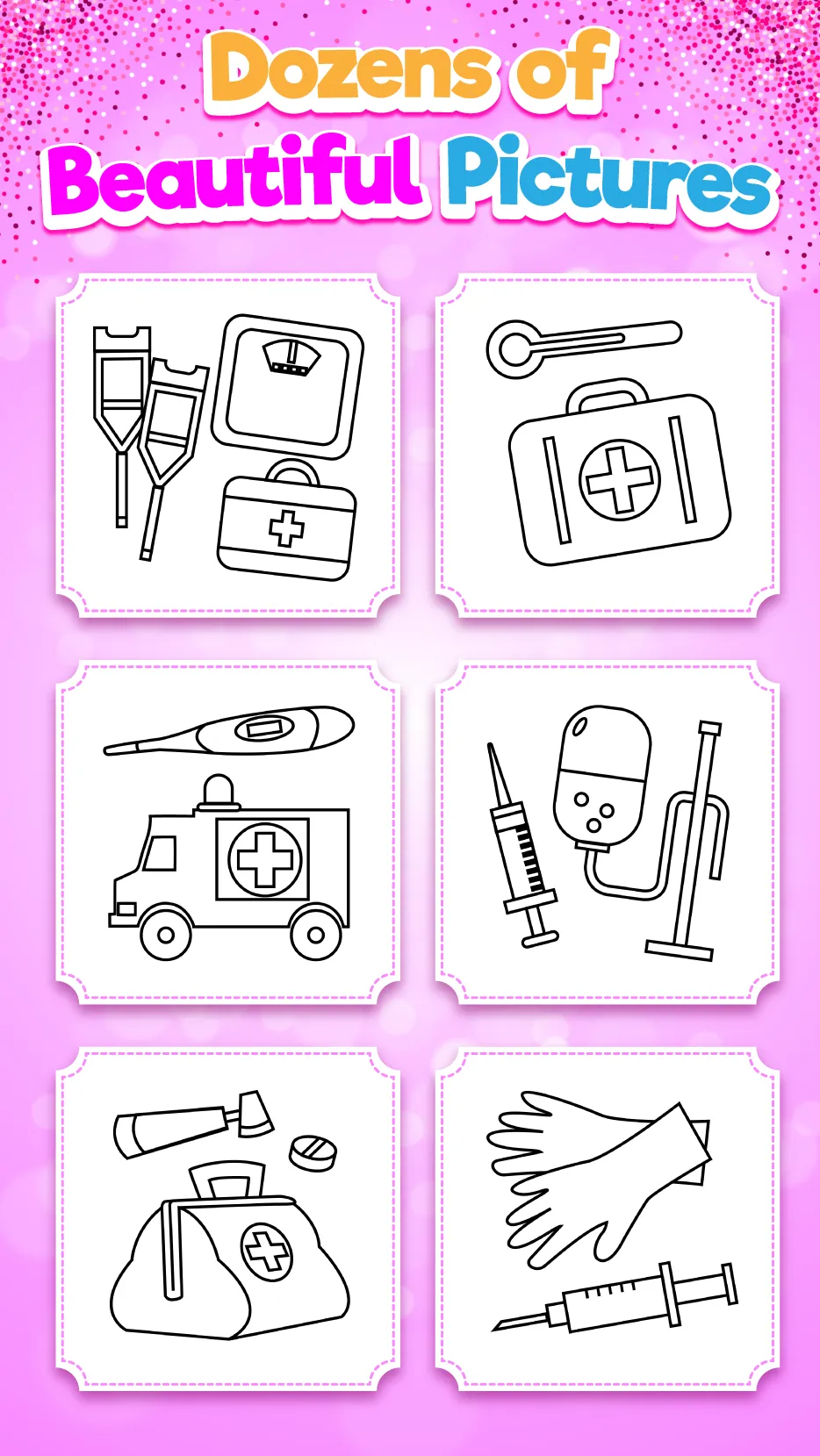 Toy Doctor Set coloring and dr | Indus Appstore | Screenshot