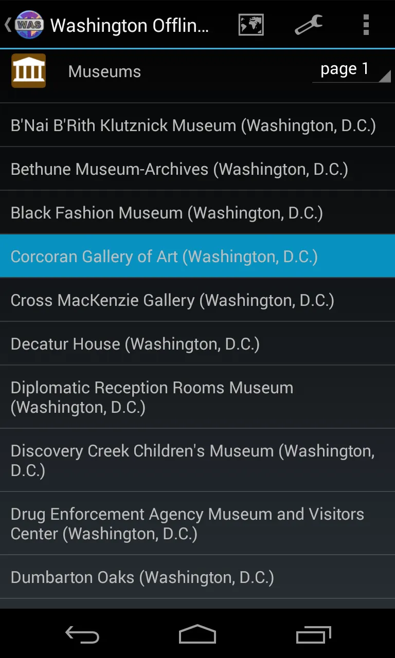 Washington City Map Lite | Indus Appstore | Screenshot