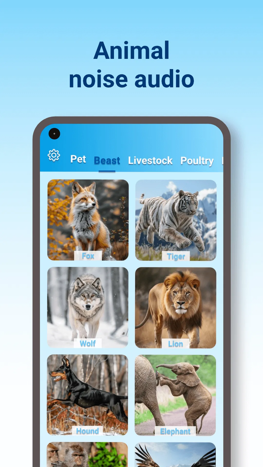 Wild Animal Sounds | Indus Appstore | Screenshot