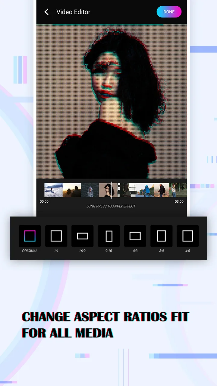 Glitch-Mix: Glitch Photo Video | Indus Appstore | Screenshot