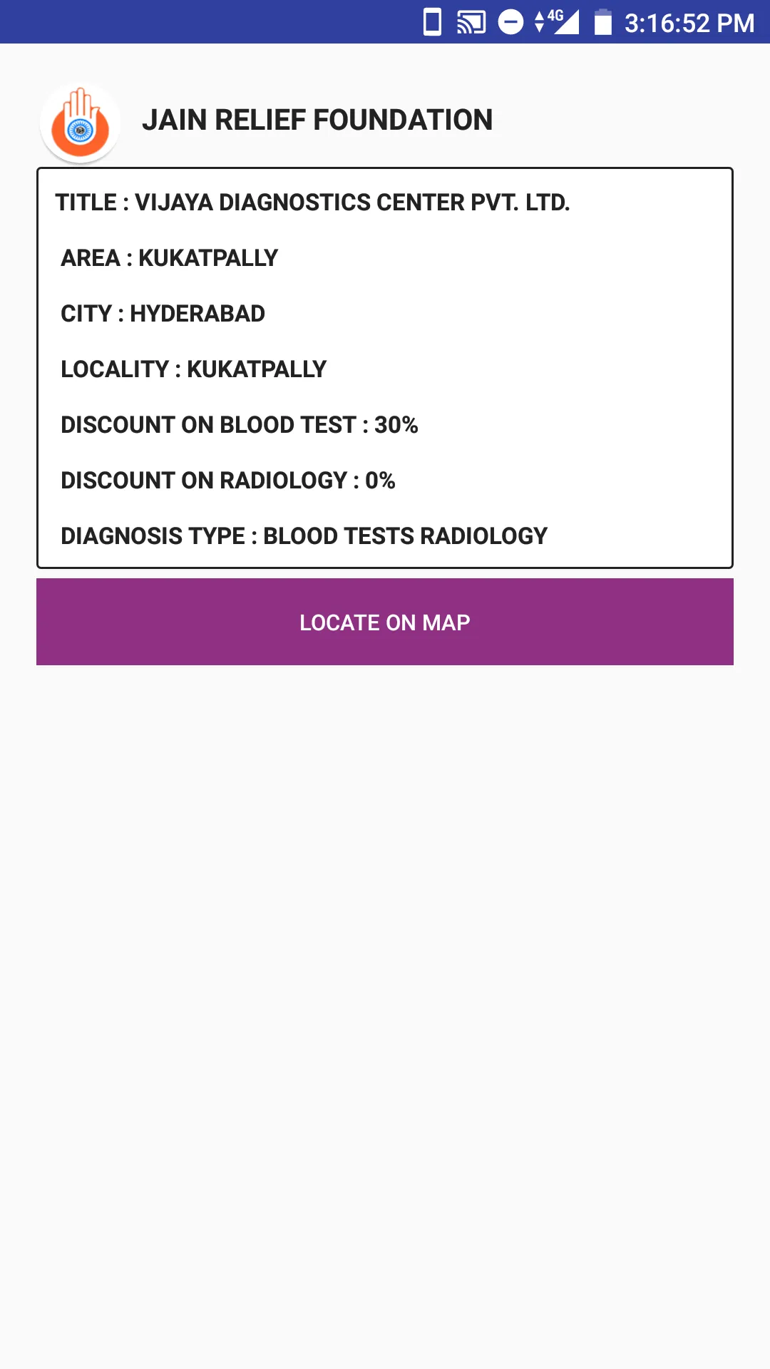 Jain Relief Foundation - jrf | Indus Appstore | Screenshot