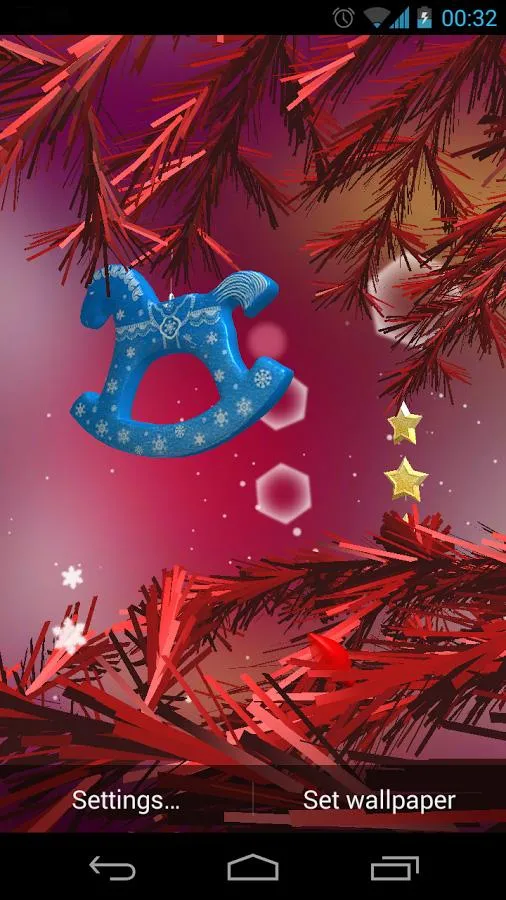 Xmas 3D live wallpaper | Indus Appstore | Screenshot