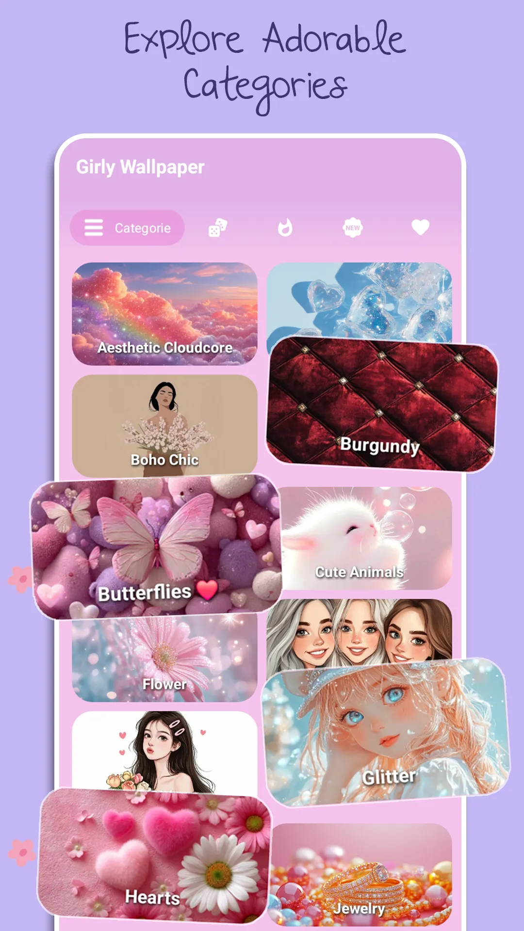 Cute Wallpapers for Girls | Indus Appstore | Screenshot