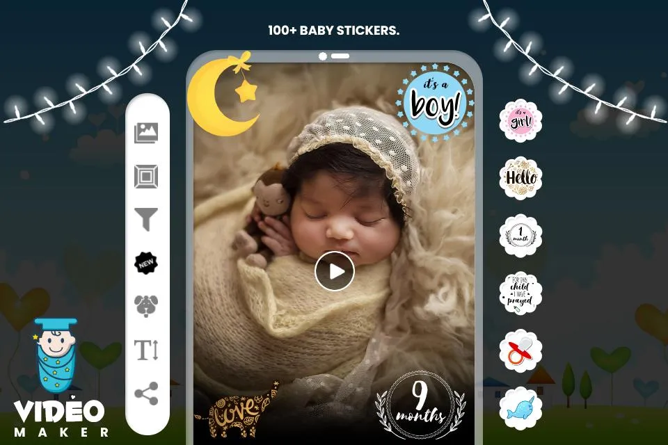 Baby Video Maker | Indus Appstore | Screenshot