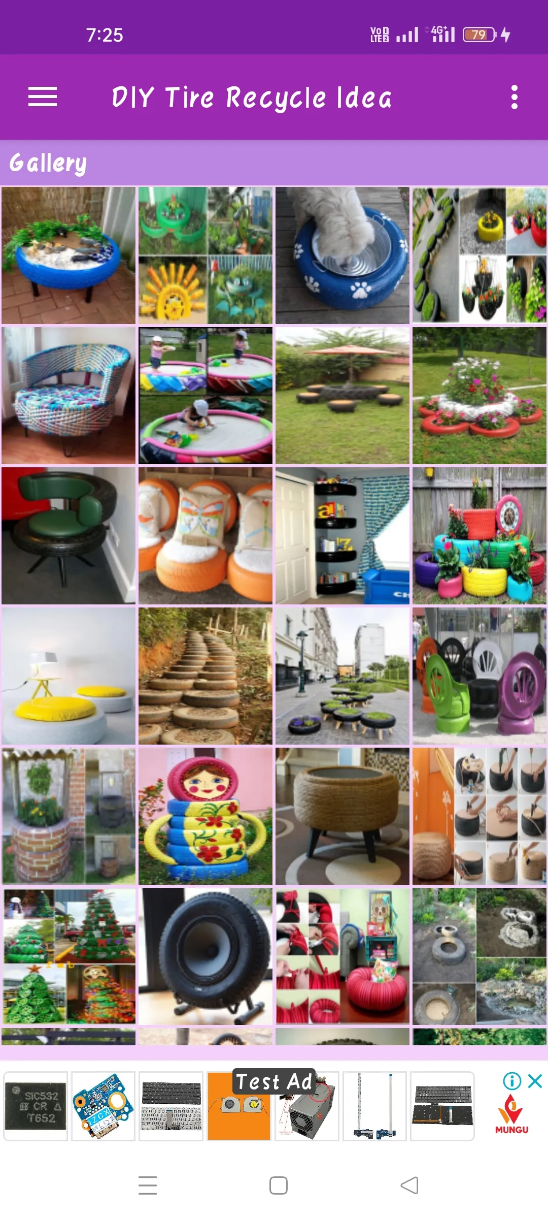 DIY Tire Recycle Idea Gallery | Indus Appstore | Screenshot