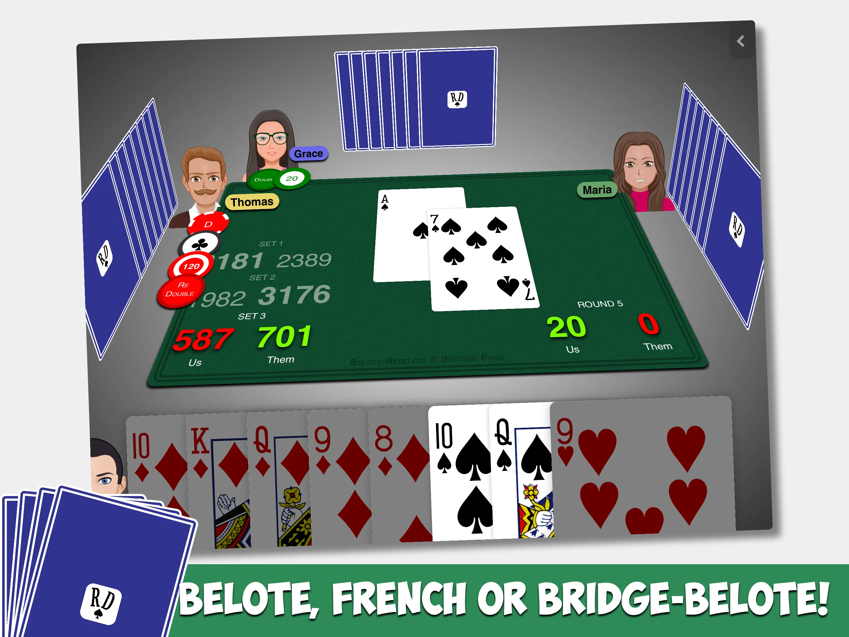 Belote-Rebelote | Indus Appstore | Screenshot