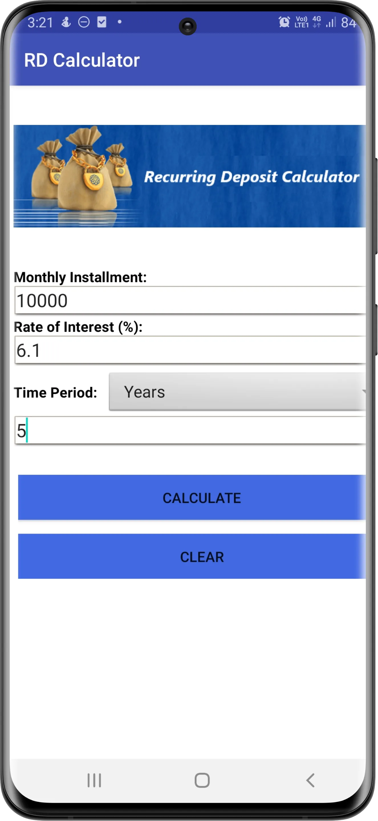 RD Calculator | Indus Appstore | Screenshot