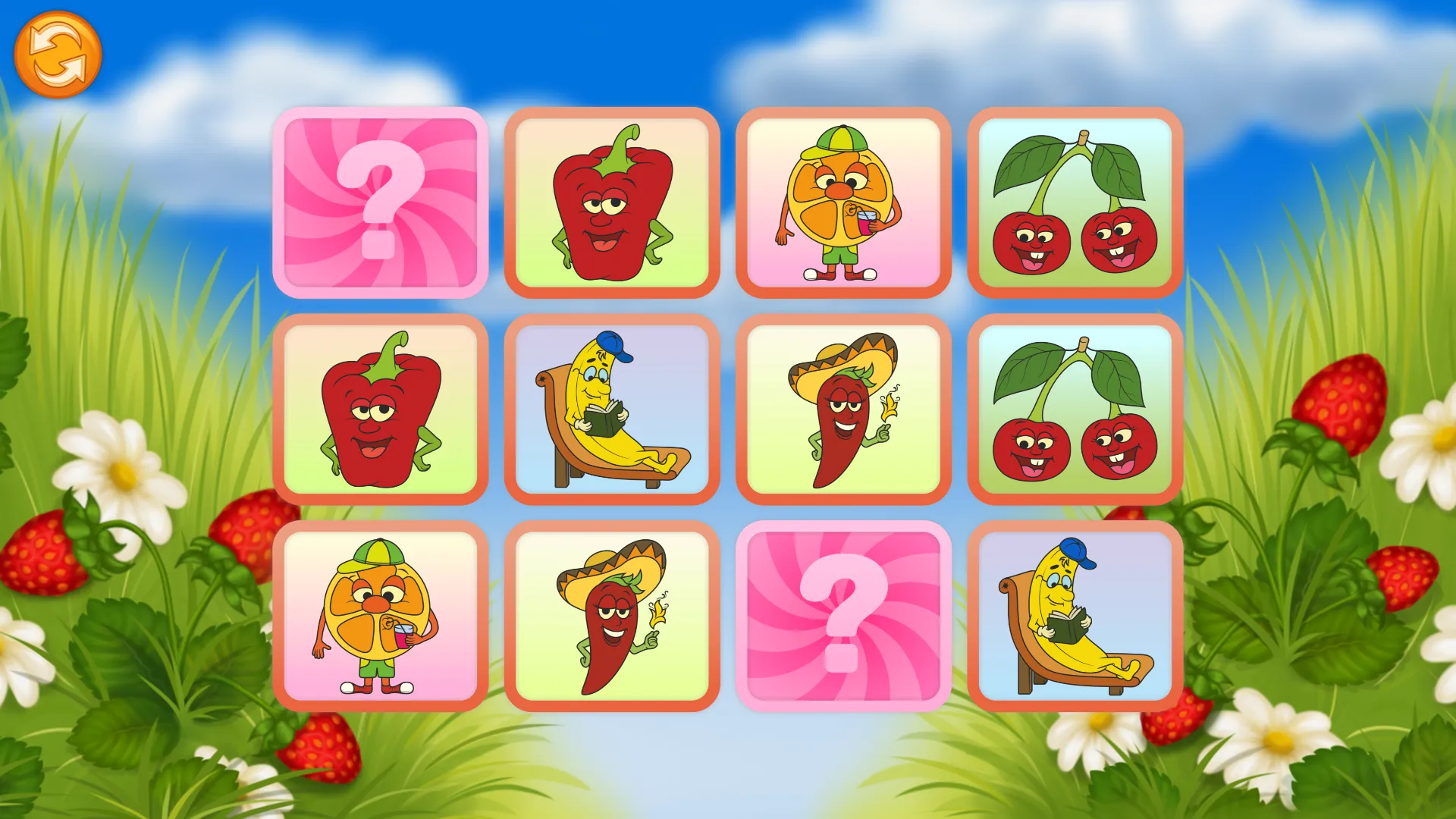 Pairs Match - Fruits | Indus Appstore | Screenshot