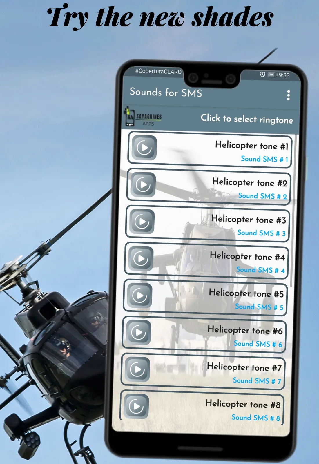 Helicopter ringtones, helicopt | Indus Appstore | Screenshot