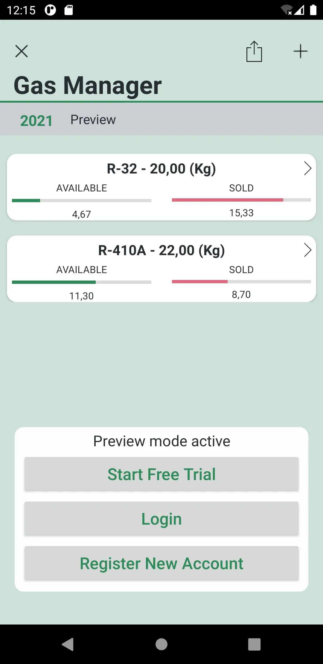 F-Gas Tool | Indus Appstore | Screenshot